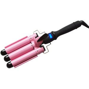 Professionele Krultang Keramische Triple Barrel Haar Styler Haar Waver Styling Tools 110-240V Haar Krultang Elektrische Curling