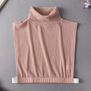 Mode Polyester Coltrui Afneembare Kraag Voor Vrouwen Polyester Trui Shirt Valse Kragen Vrouwelijke Nep Kraag Das