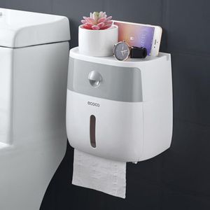 Wall Mounted Toiletrolhouder Plastic Dispensers Multi Toiletrolhouder Badkamer Dubbele Papieren Tissue Doos