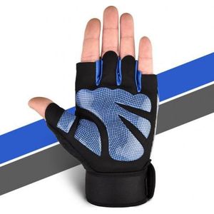 Gym Fitness Oefening Gewichtheffen Anti-Slip Pols Wraps Palm Protector Handschoenen Geschikt Voor Gebruikt Om Doen Gymnastiek Fitness