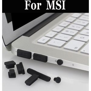 12Pcs Silicone Anti Dust Plug Cover Stopper Stof Plug Laptop Voor Msi 8sg Gf75 8rd Gl73 8se Gt75 8rg gl73 8rc Pe70 7rd Gv72 8re