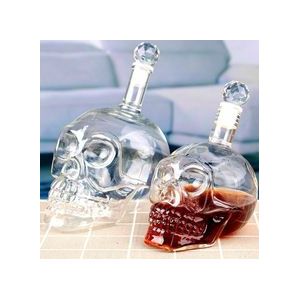 Aankomen Crystal Skull Head Fles Whiskey Vodka Wijn Decanter Fles Whisky Glas Bier Glas Geesten Cup Water Glas Bar thuis