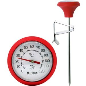 5 ""Mechanische Vlees Thermometer 304 Rvs Probe Voedsel Thermometer Voor Turkije Bbq Melk