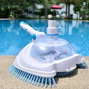 Zwembad Schoon Borstel Spa Vacuüm Hoofd Handmatige Zuig Machine Schoon Borstel Onderhoud Tool Reiniging Efficiëntie Voor Voor Vijver Spa Lente