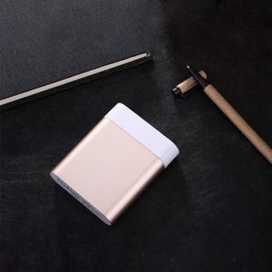 4x18650 Power Bank Case Batterij Box Lassen-gratis Charger Box DIY Aluminiumlegering Opladen Schat Shell voor IPhone Smartphone