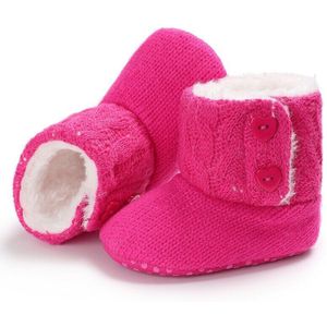 Baby Meisjes Schoenen Winter Snowboots Warm Leer Bont Baby Botas Waterdichte Baby Boot Jongens Bootie Schoenen antislip liefde Knop