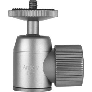 Andoer Mini Statief Ball Head Aluminium Statief Balhoofd Met 1/4Inch Srew 3/8Inch schroef Gat Voor Smartphones Camera &#39;S