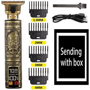 T9 Usb Elektrische Haar Snijmachine Oplaadbare Tondeuse Man Scheerapparaat Trimmer Voor Mannen Kapper Professionele Baard Trimmer