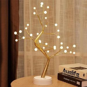 De Fee Licht Geest Boom Sparkly Bomen Led Nachtlampje Mini Kerstboom Koperdraad Guirlande Lamp Fairy Lights lamp