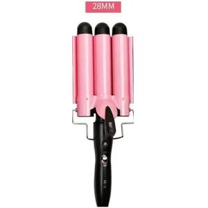 Professionele Haar Krultang Keramische Triple Vat Haar Krultang Strijkijzers Haar Wave Waver Styling Tools Haar Styler Wand