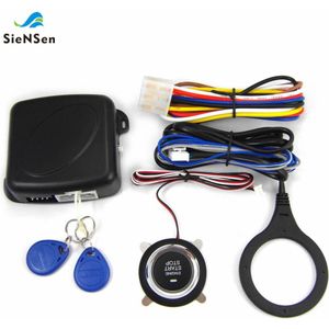 Siensen 12V Auto Smart Key Push Start Stop Systeem Met Rfid Auto Motor Vinger Push Starter