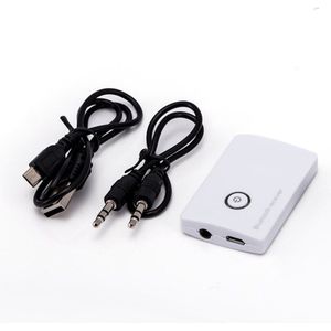 BM-E13 Home Auto Draadloze Bluetooth Receiver Audio Adapter Met 3.5Mm Wit