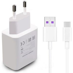 Originele Huawei 4.5V 5A Supercharge Quick Charger Voor Huawei P20 Pro P20 Lite Mate 10 Mate 20 Pro 5A type C-Kabel