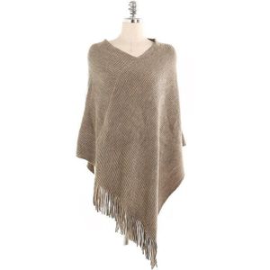 Winter Warm Solid Poncho En Capes Voor Vrouwen Oversized Sjaals Wraps Kasjmier Pashmina Vrouwelijke Bufanda