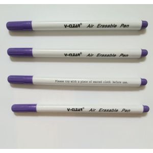 Vclear Stof Uitwisbare Markering Pen Roze Air Uitwisbare Marker Pen Textiel Markers Paars Chako Ace Pen Violet Onzichtbare Inkt Pen