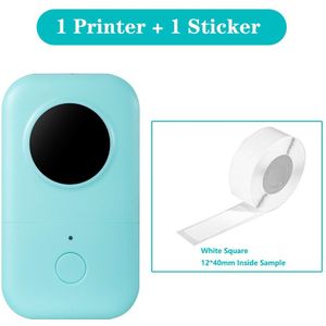 Phomemo D30 5Pcs D30 Mini Inktloze Label Printer Bundel Draadloze Label Printer Draagbare Pocket Label Printer Bluetooth-Compatibel