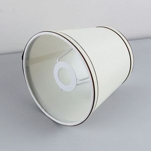 2 STUKS DIA 15 cm/5.9 inch Off witte kleur lampenkap voor lamp, moderne licht wandlampen met stof lampenkappen, E14