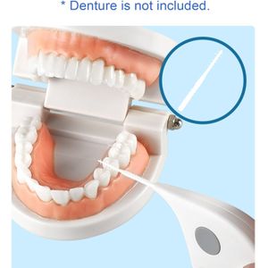 48Pcs Tandenstoker Met Houder Spiegel &amp; Light Soft Silicone Tand Picks Dentals Floss Vibrerende Tanden Stok Dentals Hygiëne Gereedschap