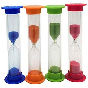 Mini Zandloper 30 Seconden 1 2 3 5 10 Minuten Timer Kinderen Speelgoed 4 Pcs/6 Pcs Desktop decoratie Zandloper