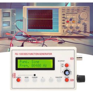 Dds Functie Generator Frequentie Signaal Golfvorm Versterker Lcd-scherm 1Hz-500Khz Functie Generator