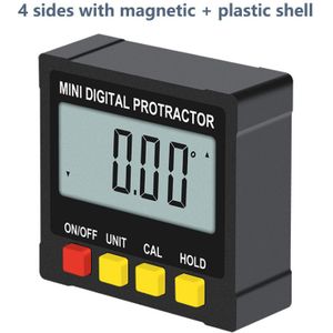 Mini 360 ° Elektronische Goniometer Hoek Measurment Finder Gauge Digitale Gradenboog Inclinometer Level Box Met Magnetische