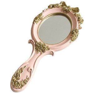 Haar Dressing Acryl Handheld Spiegel Diamant Make-Up Spiegel Cosmetische Hand Held Spiegel Vergrootglas Spiegel Voor Dames Schoonheid Jurk