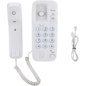 Telefoon met snoer, vaste telefoon Uitbreiding Wandmontage Geen nummerherkenning Binnentelefoon met flitsfunctie Herhaling dempen Goed geluid (rood Telefoon met snoer, vaste telefoon Uitbreiding Wandmontage Geen nummerherkenning Binnentelefoon met flitsfunctie Herhaling dempen Goed geluid (rood