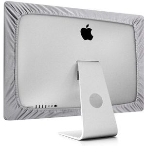 2019New Zilver Polyester Stretch Computer Monitor Stofkap Protector Met Inner Soft Dust Covers Voor Apple Imac Lcd-scherm