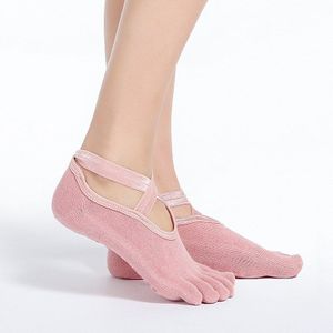 Vrouwen Dans Sokken Meisjes Yoga Sokken Siliconen Antislip Pilates Barre Ademende Sport Dans Sokken Katoen Sok Slippers