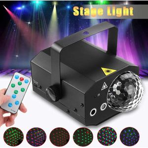 Sound Activated Roterende Disco Ball Dj Party Verlichting 10W 3LED Rgb Led Podium Verlichting Voor Kerst Bruiloft Geluid Party lichten