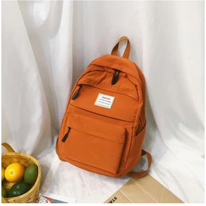 Nylon Rugzak Multi-Pocket Vrouwen Schoudertas Pure Kleur Vrouwen Rugzak Schooltas Voor Tiener Meisjes Mochila Mujer Vrouwelijke