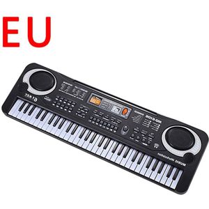 Piano Toetsenbord Draagbare Elektronische Kinderen Keyboard Piano Beginner Digitale Muziek Piano Speelgoed 61 Toetsen Piano Met Microfoon