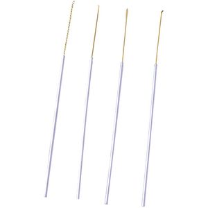 4 Pcs Koper Rvs Oor Wax Pick Curette Oorsmeer Removal Picker Earpick Tool Kit Voor Kids Volwassenen
