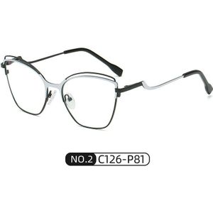 Uvlaik Vrouwen Mode Cat Eye Bril Frame Retro Blauw Licht Brillen Bijziendheid Recept Optische Eyewear