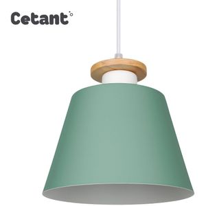 Cetant Led Eetkamer Kroonluchter Opknoping Lamp Moderne Nordic Keuken Woonkamer Houten Slaapkamer Lamp Naast E27 Lamp 90V-220V