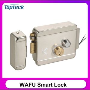 Wafu Smart Elektrische Poort Deur Lock Secure Elektrische Metallic Slot Elektronisch Deurslot Deur Toegangscontrole Voor Home Office
