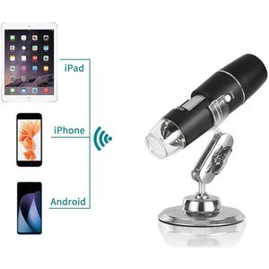 1000X Wifi Digitale Microscoop Vergrootglas Usb Inspectie Camera 8 Led Met Stand Voor Android Ios Draagbare Elektronische Microscoop