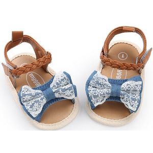 Zomer Kinderen Baby Meisjes Strand Strik Sandalen Sneakers Kids Peuter Infantil Lace Bloem Prinses Soft Sole Prewalker