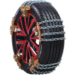 1Pcs Slijtvast Staal Auto Sneeuwkettingen Voor Ijs/Sneeuw/Modder Weg Veilig Rijden Kettingen Balans Anti-Slip Emergency Kettingen