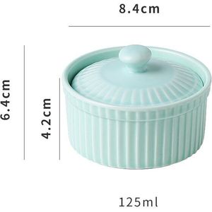 CHANSHOVA Moderne Multipurpose Gepigmenteerde keramische kom Met cover porselein stoofpot bowls Cake bakvorm servies keukengerei