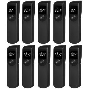 10 Pcs Non-Contact Infrarood Voorhoofd Thermometer Lichaamstemperatuur Meting Meter Led Digitale Display Zoemer Alarm Thermometer