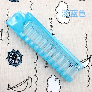 1 Pcs Wegwerp Reizen Haar Kam Borstel Opvouwbare Massage Anti-Statische Draagbare Vouwen Haar Kam Kappers Styling Tool