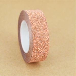 5M Diy Zelfklevende Glitter Washi Papier Tape Sticker Bruiloft Verjaardag Festival Decoratie Home Decor Verkoop