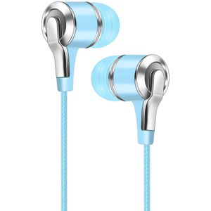 Bluelans Bedrade Koptelefoon Sport Headset 3.5Mm In Ear Deep Bass Stereo Oordopjes W/Mic Voor Iphone Samsung Huawei xiaomi Vivo Oppo