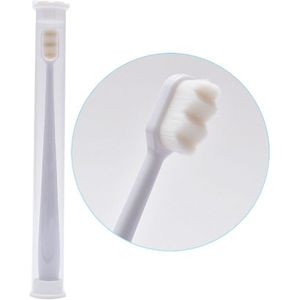 1Pc Nano Ultra-Fijne Wave Tandenborstel Zachte Haren Volwassen Kind Met Pvc Dental Whitening Borstel Oral Care Schoon
