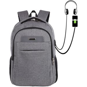 Mens 15.6 inch Laptop Business Rugzakken Waterdichte Mannelijke Reizen Kleding Opslag Tassen Casual USB Opladen Mens Rugzak Mochila