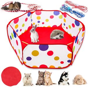 Pet Box Draagbare Open Kleine Dier Kooi Tent Spel Speeltuin Hek Voor Hamster Cavia Indoor Outdoor