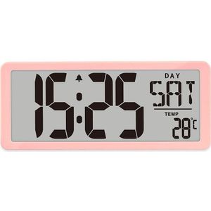 Led Digitale Wandklok Grote Nummer Tijdweergave Wekker Met Datum Temperatuur Tafel Bureau Horloge Elektronische Klokken Home Decor