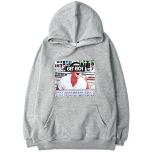 Herfst/Winter Warm Skateboard Hoodies Mannen Vrouwen Sweatshirt Lange Mouwen Hiphop Street Style Sport Hoodies Grijs