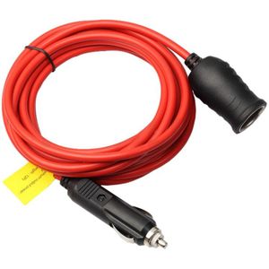 12V/24V Sigarettenaansteker Plug Extension Verleng Kabel Koperdraad Cord Wire Adapter Voeding zware 3.5M Lange